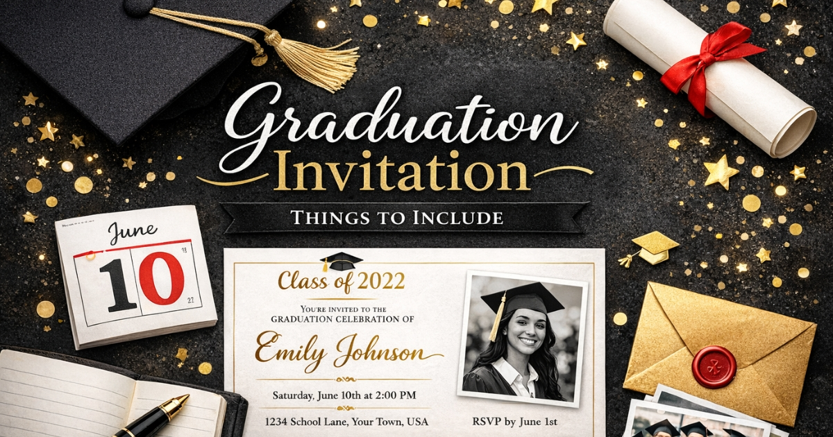 What to Put on a Graduation Invitation: The Complete Guide for Parents & Grads