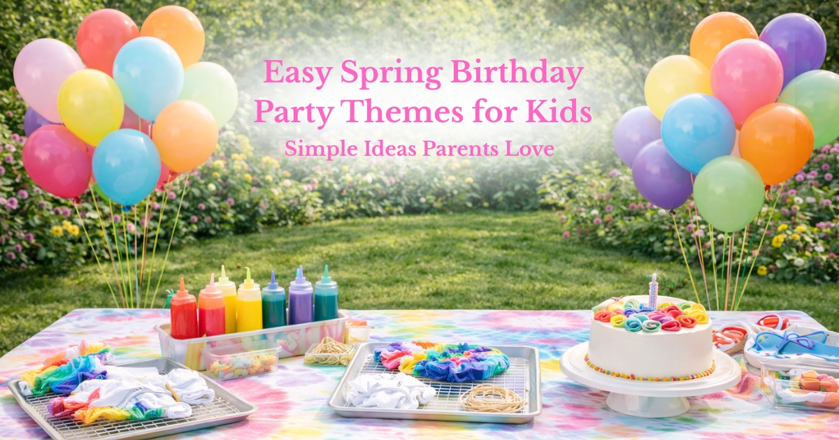 Easy Spring Birthday Party Themes for Kids (Simple Ideas Parents Love)