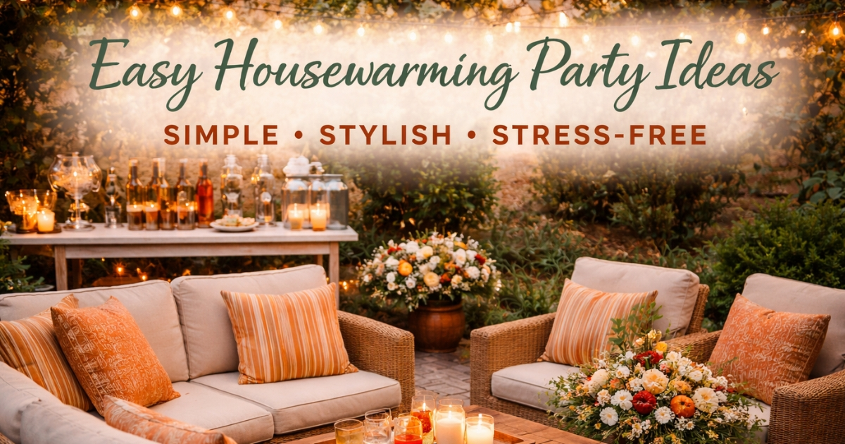 Easy Housewarming Party Ideas That Are Simple, Stylish, and Stress-Free
