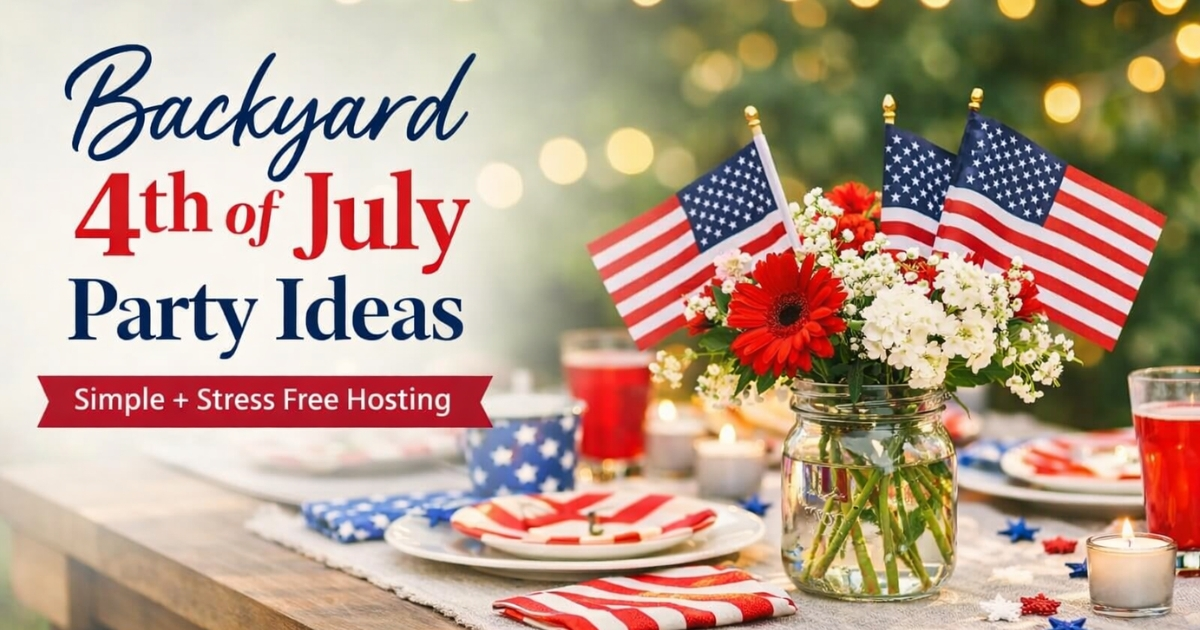 4th of July Backyard Party Ideas for a Stress-Free Celebration